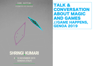 Conference Talk and Conversation with Mariano Tomatis                          at Game Happens, Genoa 2019